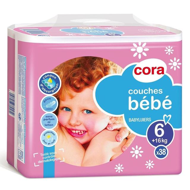 3257986789574 - Cora - Couches bébé T6 - +16kg