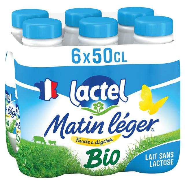 3428271160075 - Matin Léger de Lactel - Lait sans lactose Bio 1,2% mg
