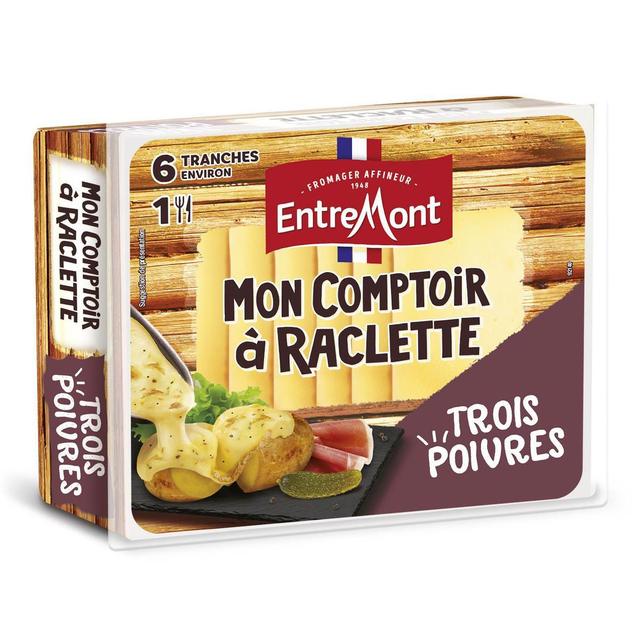 3123931281175 - Entremont - Raclette 3 Poivres 1 personne