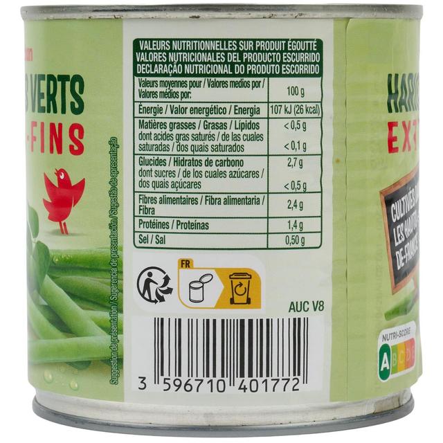 3596710545346 - Auchan - Haricots verts extra-fins