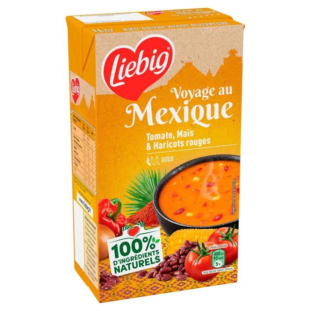 3036815461375 - Liebig - Soupe Tomate, maïs et haricots rouges - Voyage au Mexique