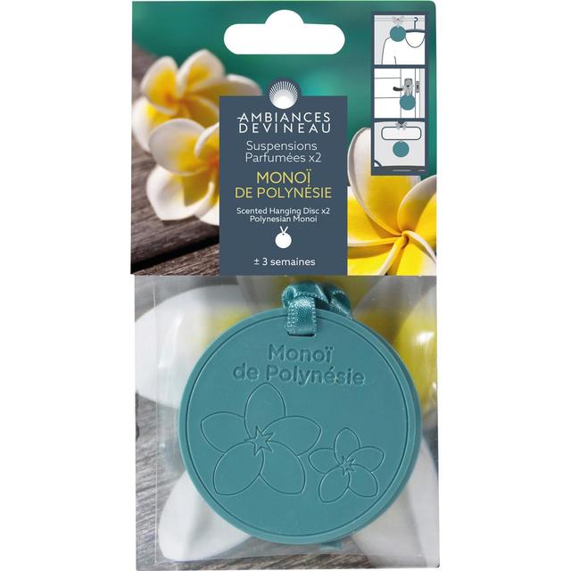 3482356292075 - Ambiances Devineau - Suspensions parfumées bleu lagon monoï de Polynésie