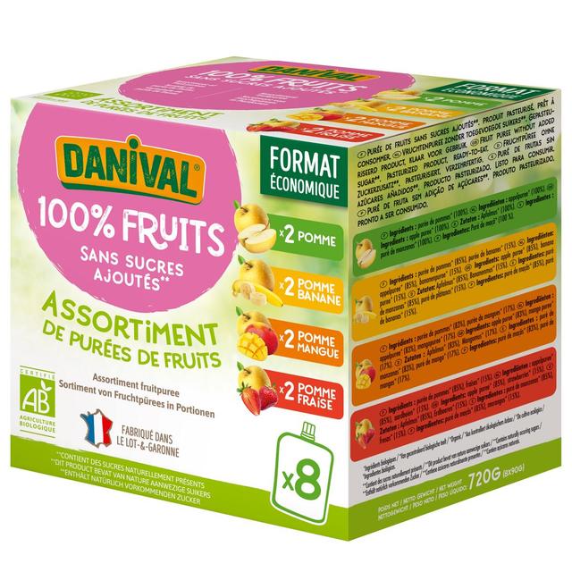 3431590012475 - Danival - Poki bio parfums panachés, sans sucres ajoutés