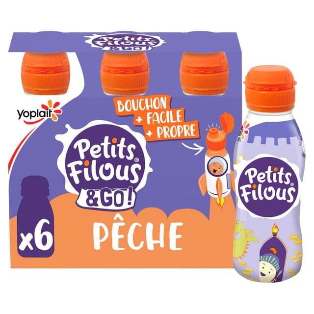 3329770063075 - Petits Filous - Yaourt à Boire Pêche