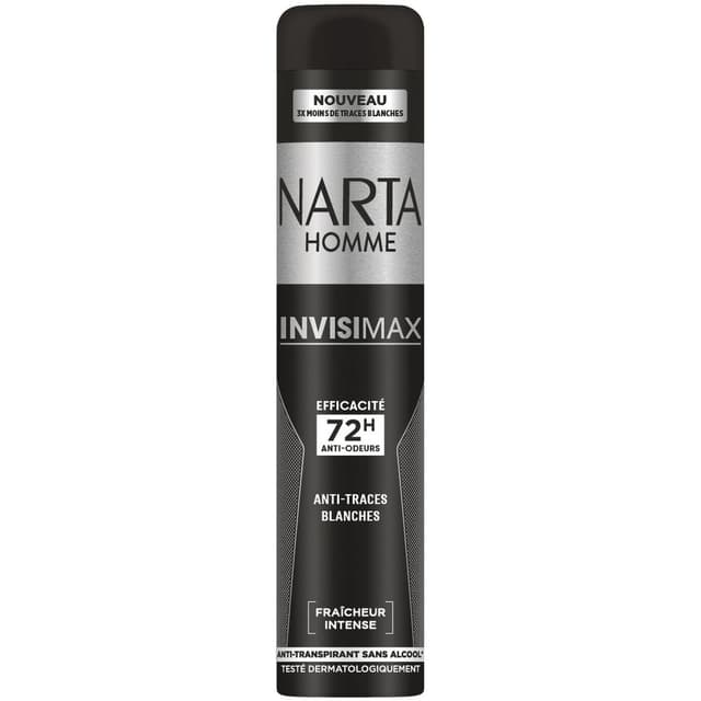 3600551204475 - Narta Homme - Déodorant Homme InvisiMax 72H