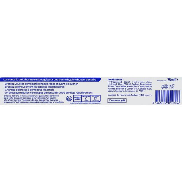3346020064675 - Sanogyl - Dentifrice soin blancheur
