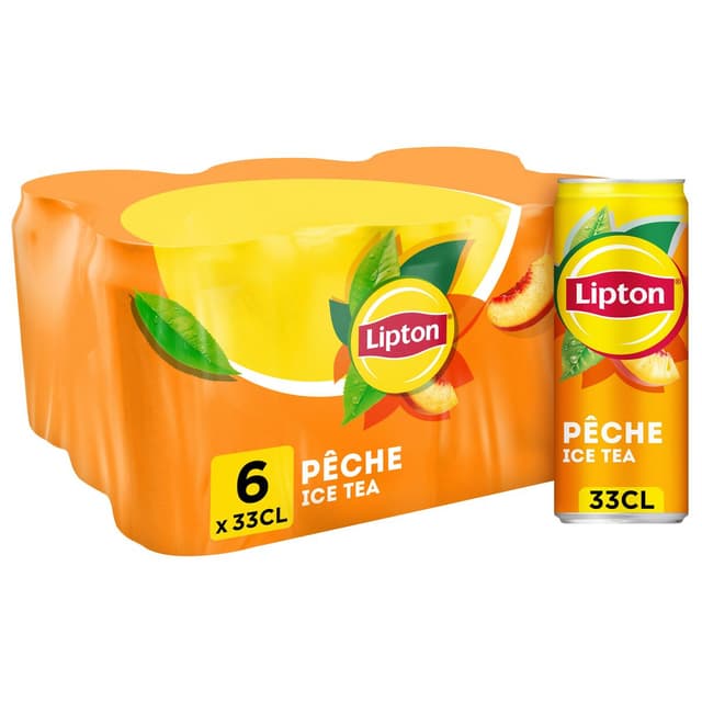 3168930175575 - Lipton - Thé glacé saveur pêche