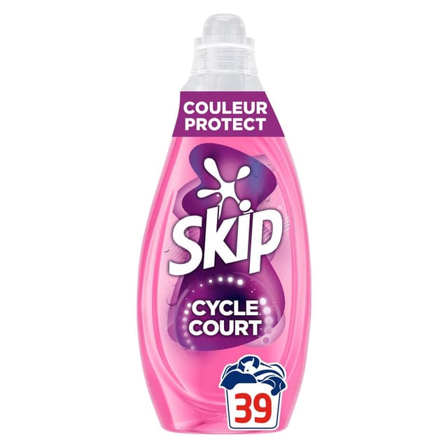 8720181936975 - Skip - Lessive Liquide Mon Cycle Court Parfait Couleur Protect
