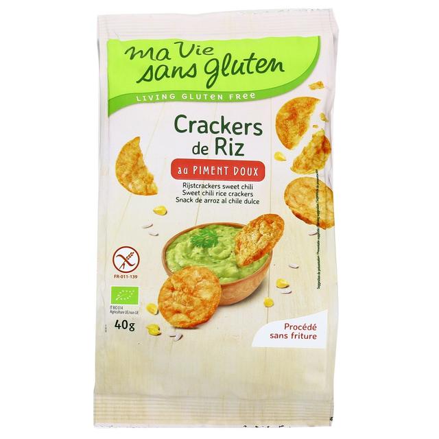 3380380077975 - Ma Vie Sans Gluten - Crackers riz piment doux bio