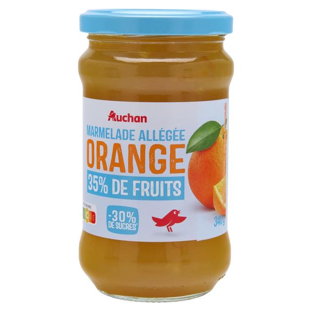 3596710549375 - Auchan - Marmelade allégée d'Orange 35% de fruits