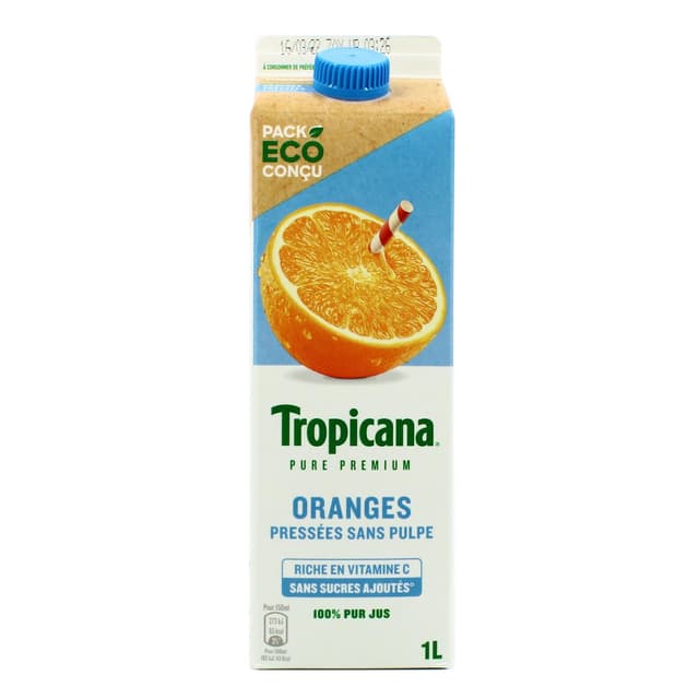 5410188029475 - Tropicana - Jus d'orange sans pulpe