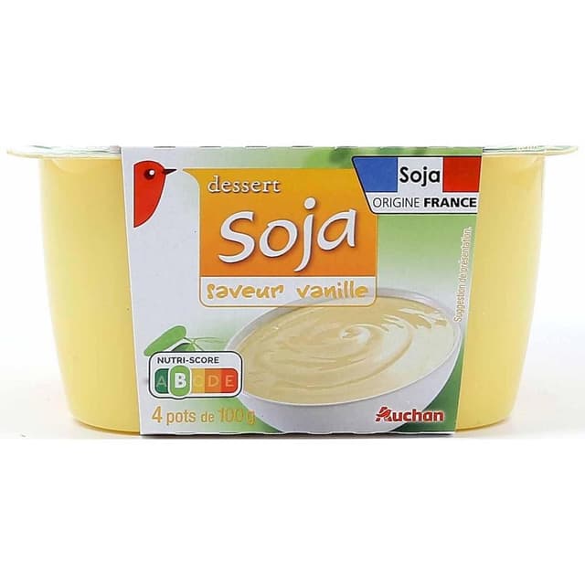 3596710349975 - Auchan - Dessert au soja et vanille