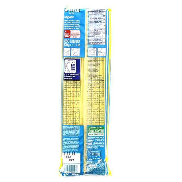8001250120076 - De Cecco - Pâtes Linguine N°7 Premium