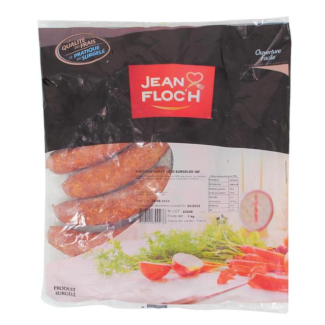 3700190300276 - Jean Floc'h - Saucisse Fumée - Viande de Porc Français