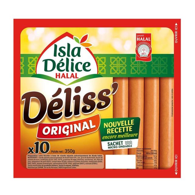 3512690000576 - Isla Délice - SaucissDélices fumées - Halal