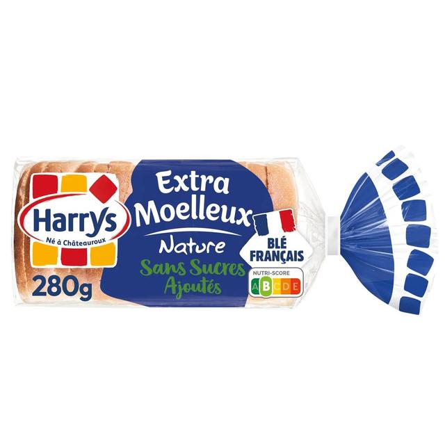 3228857000876 - Harrys - Pain de Mie Extra Moelleux Nature Sans Sucres Ajoutés Sans Additifs