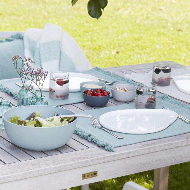 5404035710876 - Point virgule - Set de table en coton 100% recyclé vert menthe