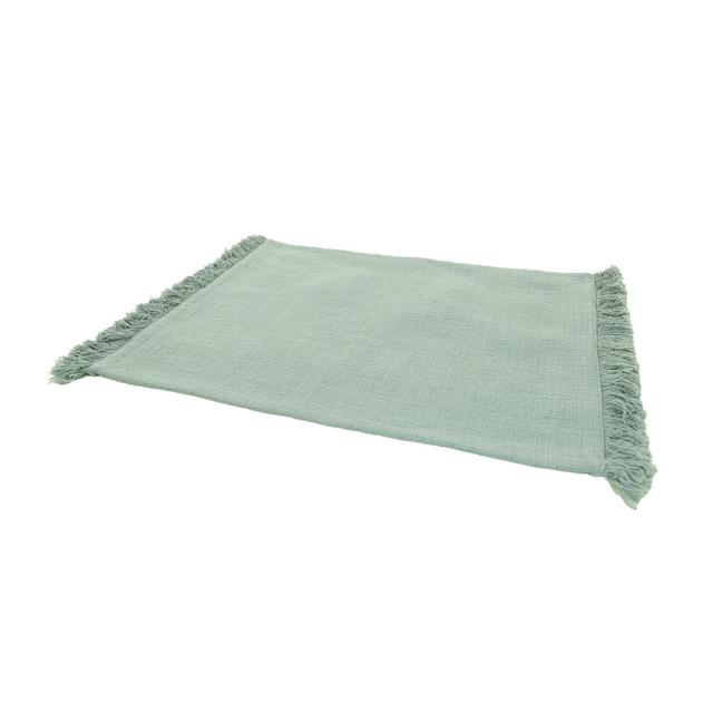 5404035710876 - Point virgule - Set de table en coton 100% recyclé vert menthe
