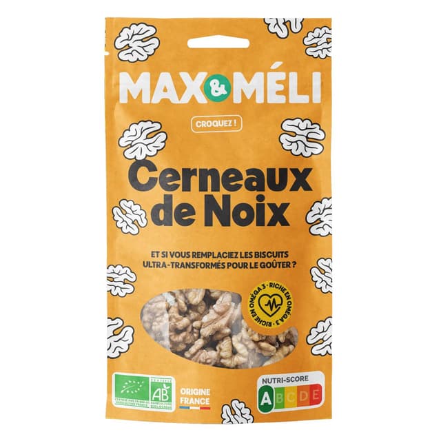 3760099530976 - Max et Méli - Cerneaux de noix bio Origine France
