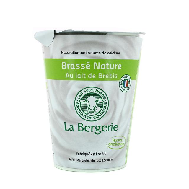 3273220141076 - LA Bergerie - Yaourt Brassé Nature au lait de brebis, Bio