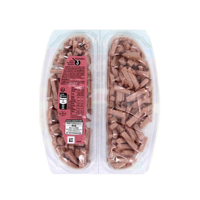 3302740101076 - Fleury Michon - Allumettes Végé Haricot Rouge Fumées