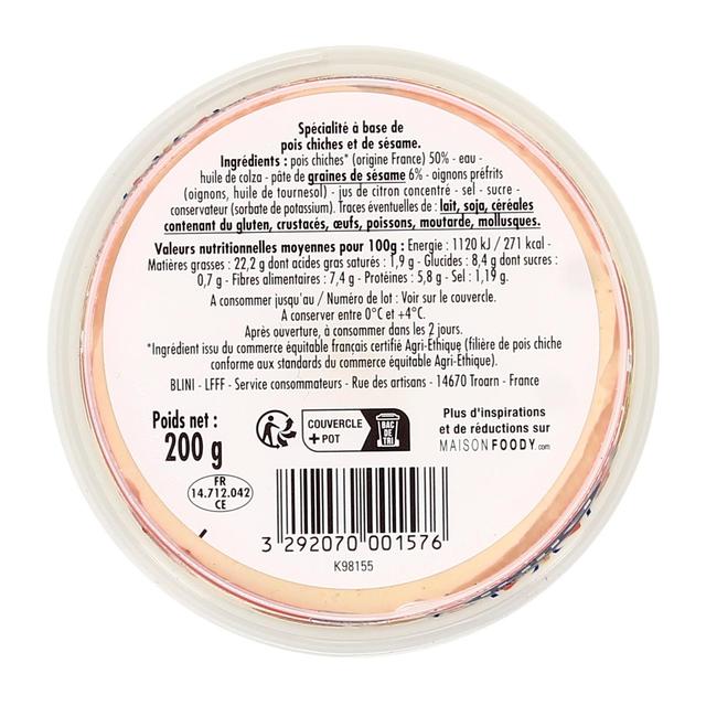 3292070001576 - Blini - Houmous aux Pois Chiches