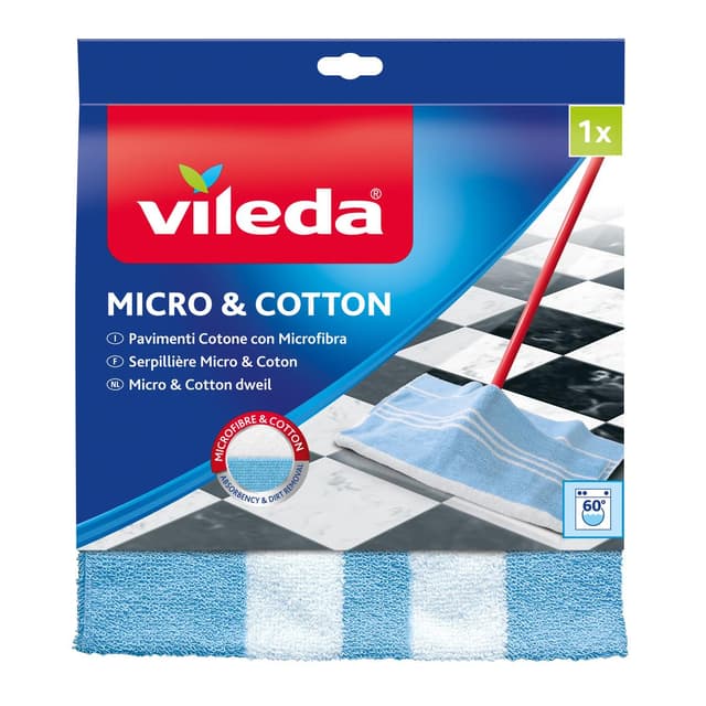 8001940011776 - Vileda - Serpillière Micro & Coton