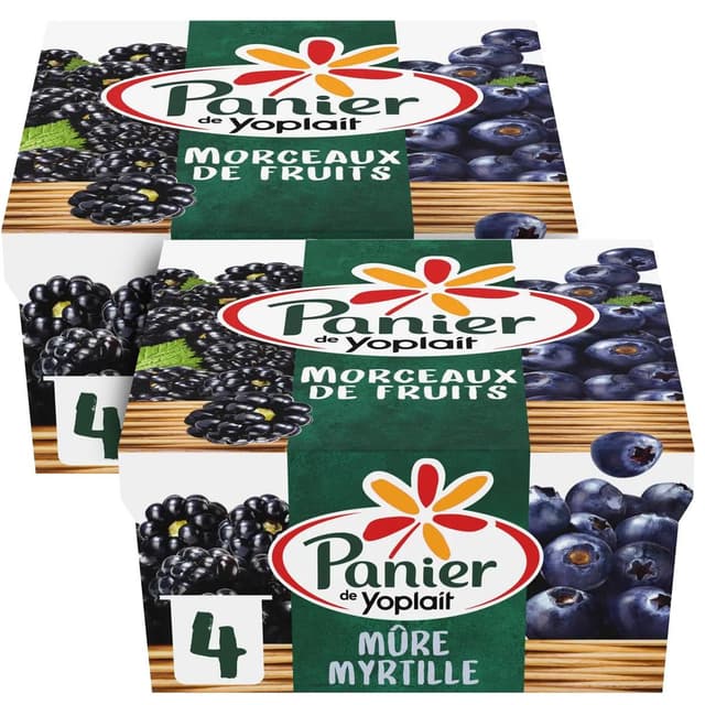 3329770086128 - Panier de Yoplait - Yaourts Mûre Myrtille