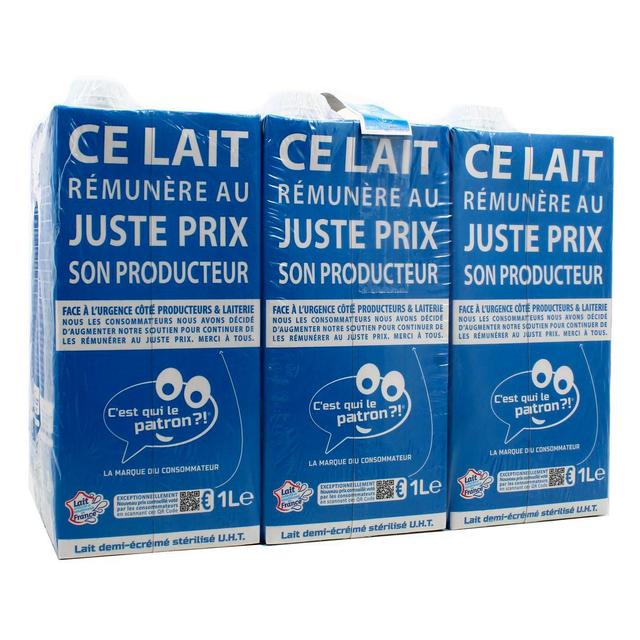 3248340054070 - C'est qui le Patron - Lait demi-écrémé UHT