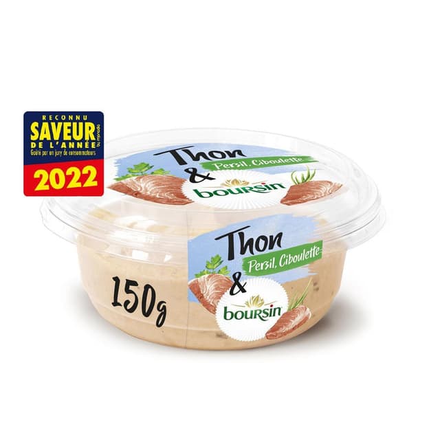 3073781134476 - Boursin - Tartinable Thon Persil & Ciboulette