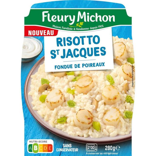 3302740084676 - Fleury Michon - Risotto Saint-Jacques Fondue de Poireaux