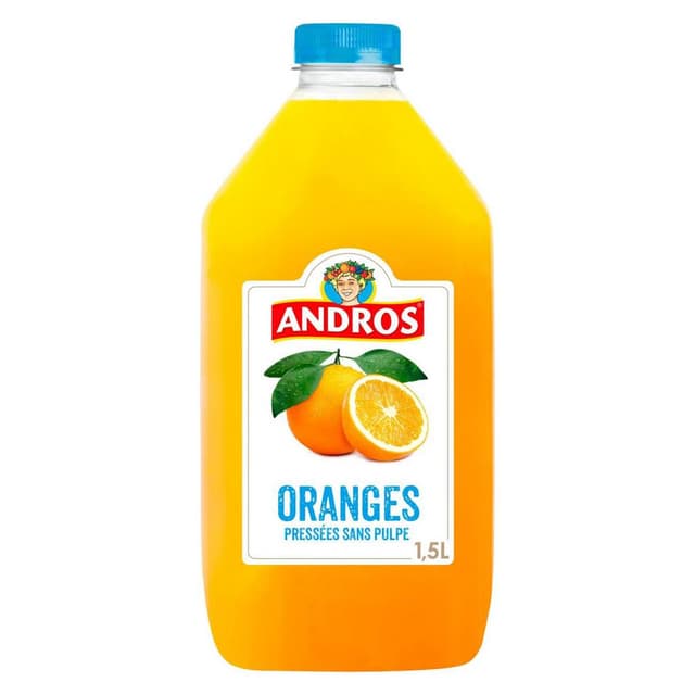 3045320104776 - Andros - Jus d'Oranges Pressées Sans Pulpe