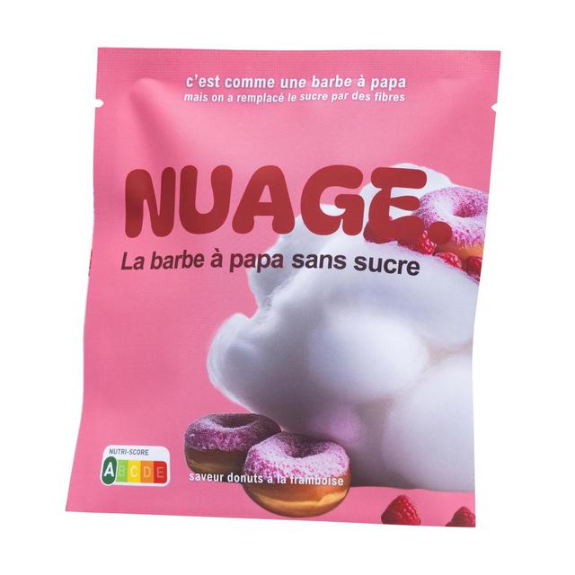 3770036447076 - Nuage - Barbe à Papa Saveur Donut Framboise Sans Sucre