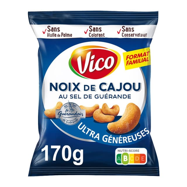3336971508076 - Vico - Noix de Cajou au Sel de Guérande