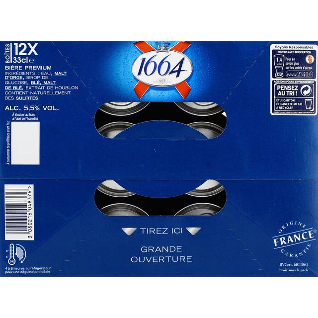 3080216048376 - 1664 - Bière blonde 5.5°