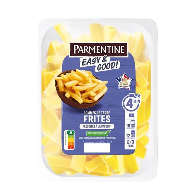 3360190088576 - Parmentine - Pommes de terre frites précuites à la vapeur