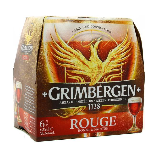3080216056630 - Grimbergen - Bière d'Abbaye saveur fruits rouges 6°
