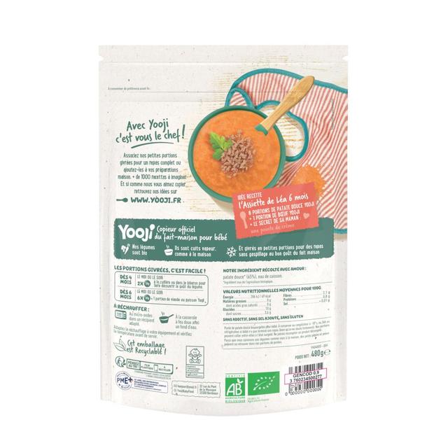 3760234500277 - Yooji - Patates Douces Bio dès 4 mois