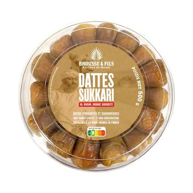 3191220020477 - Brousse Vergez - Dattes Sukkari d'Arabie Saoudite