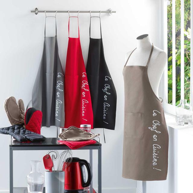 3574387901177 - Douceur D Interieur - Tablier + poche Anthracite