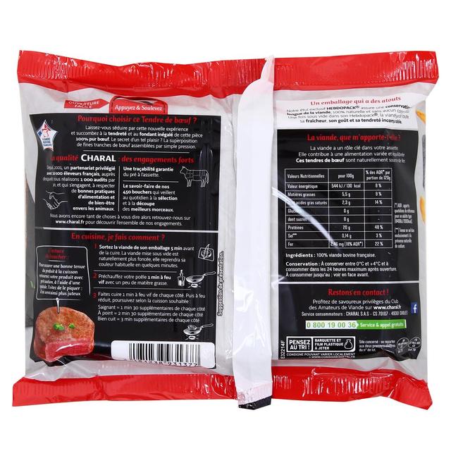 3181238931377 - Charal - Pavés Tendre de Boeuf Finement Tranché
