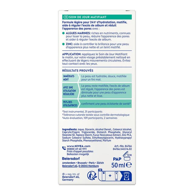 4005808181377 - Nivea - Soin de jour matifiant Aloe vera