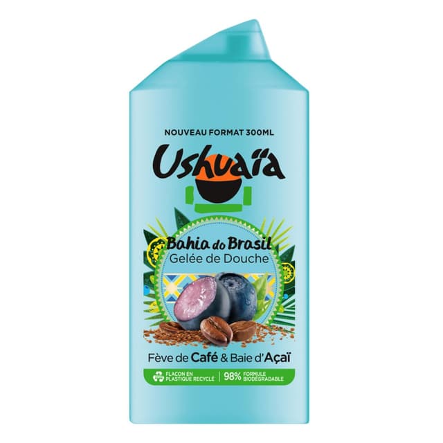 3600551053677 - Ushuaïa - Gel Douche Fève de Café & Baie d'Açaï