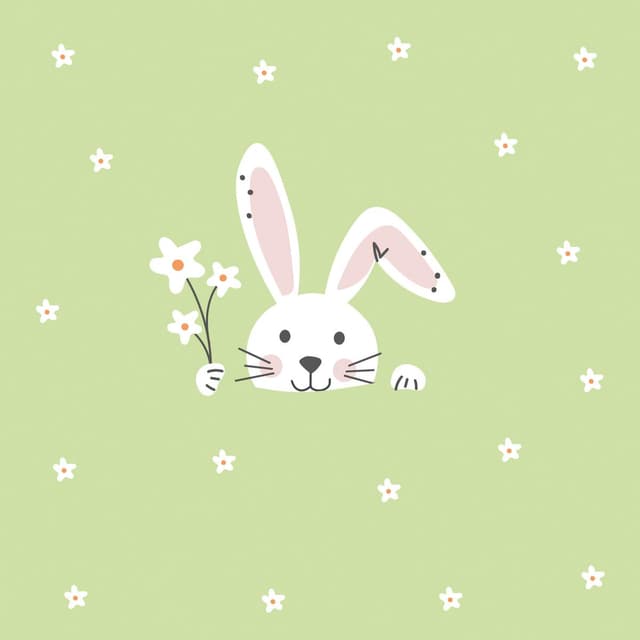 4021766304177 - Paperproducts Design - Servietet en papier Lapin Vert