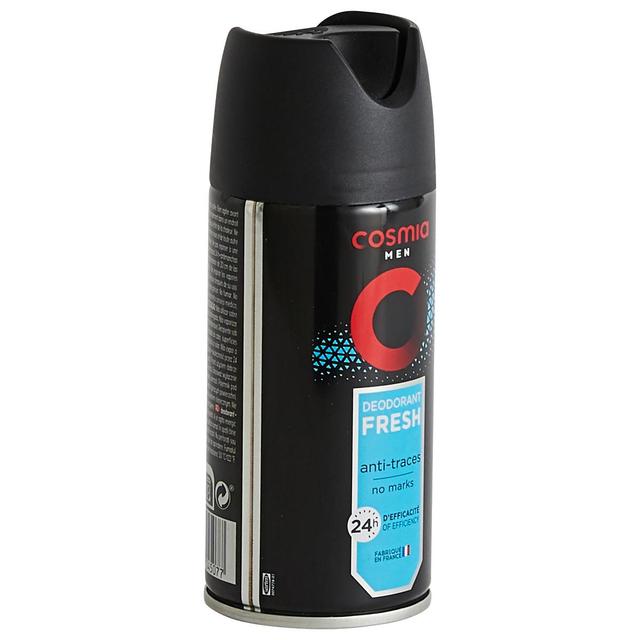 3245678045077 - COSMIA MEN - Déodorant spray homme fraîcheur 24h anti-traces
