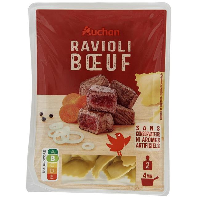 3596710476077 - Auchan - Ravioli au Boeuf