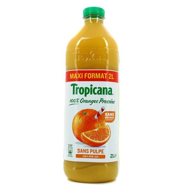 3502110006677 - Tropicana - Pur jus d'orange sans pulpe