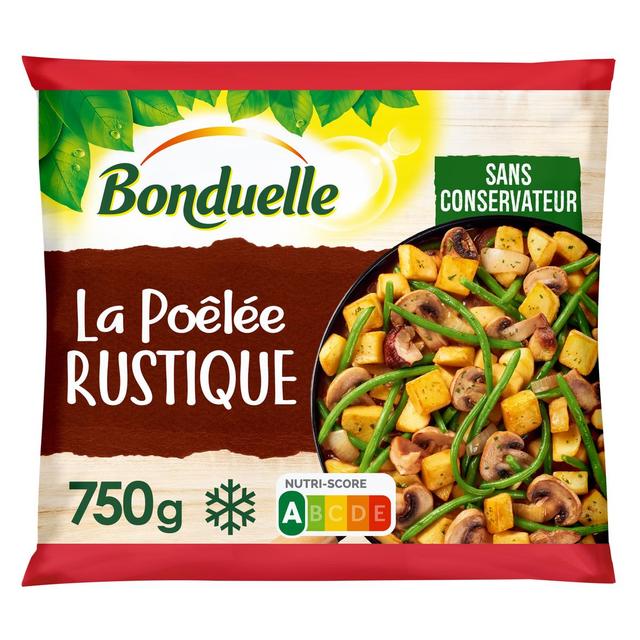 3083681116977 - Bonduelle - Poêlée La rustique- Pommes de terre, champignons de Paris, bolets