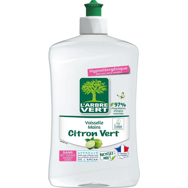 3450601047077 - L'arbre Vert - Liquide vaisselle main Citron vert