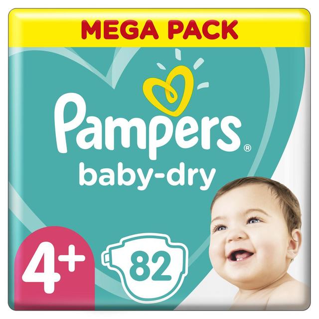 8001841497877 - Pampers Babydry - Couches T4+ - 10/15 Kg - Mega Pack